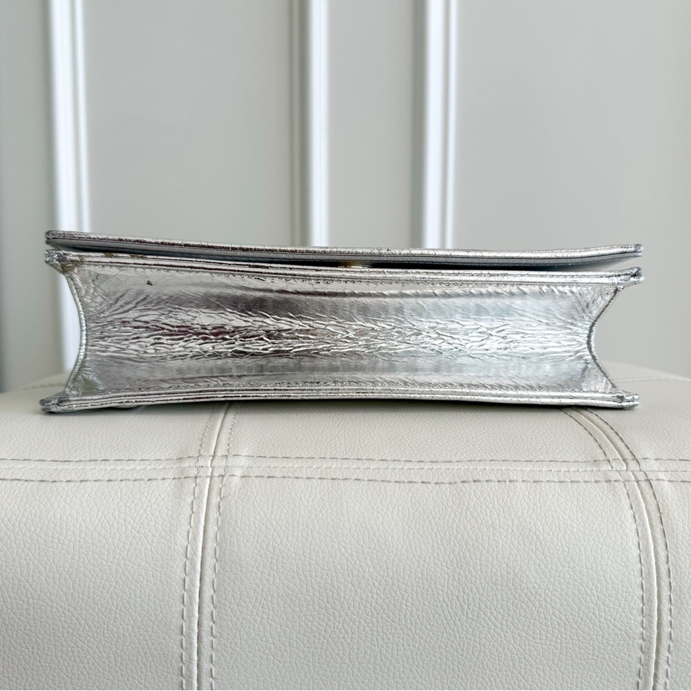 Christian Dior 💎 $3,900 Diorama Medium Metallic Leather Bag with package - Picture 8 of 16